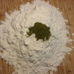 Flour and Moringa Powder