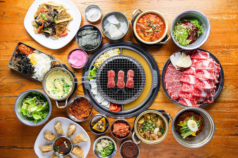 The BEST KBBQ Kang Hodong Baekjeong in Koreatown Los Angeles • Edel Alon