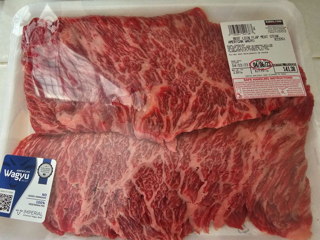 Enjoy Delicious American Wagyu Beef Loin Flap Meat Steaks from Costco • Edel Alon